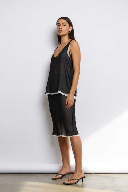 TWIN TANK | BLACK & CREAM