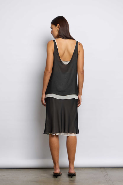 TWIN TANK | BLACK & CREAM