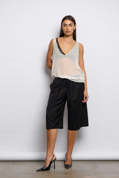 TWIN TANK | BLACK & CREAM