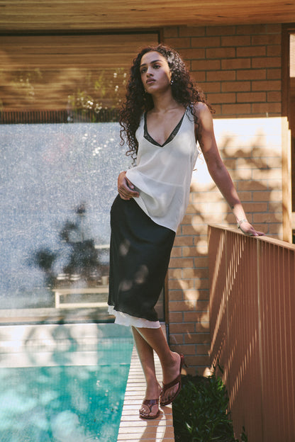 TWIN TANK | BLACK & CREAM