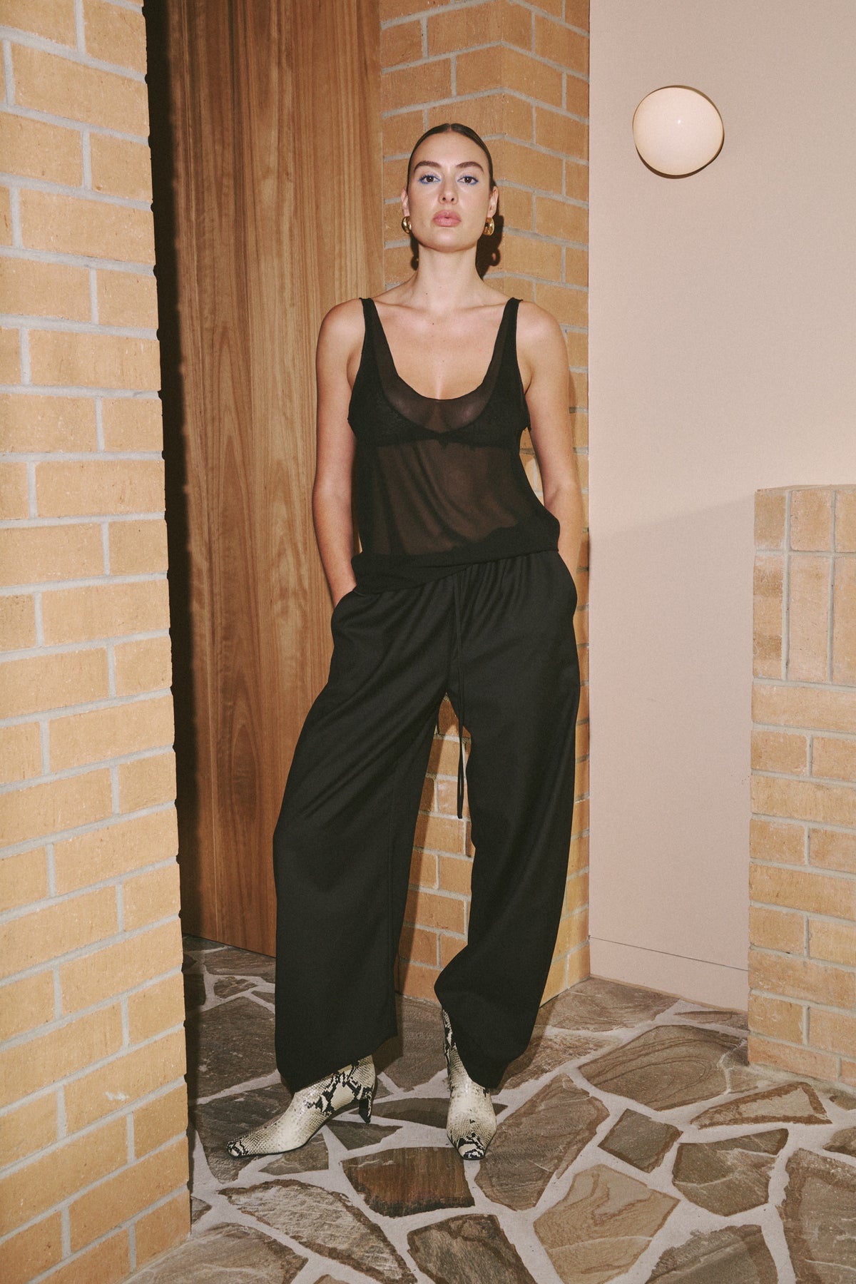 TWIN TANK | BLACK & CREAM