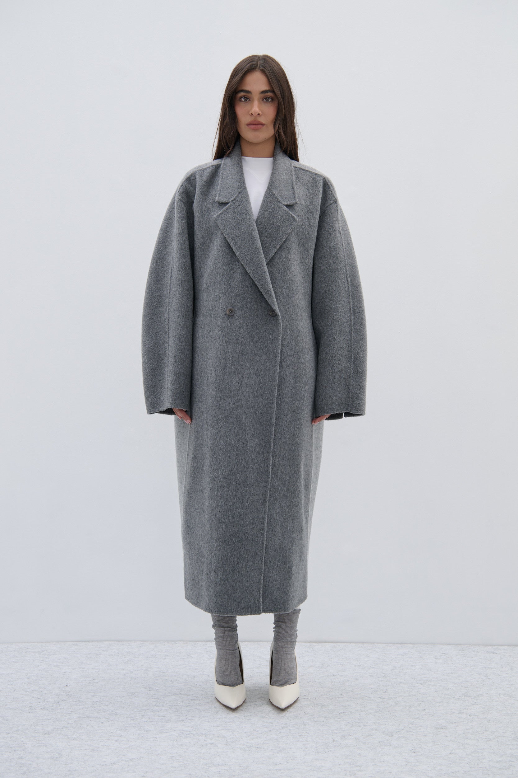 【新品】Luan 2WAY SHAGGY COLLAR COAT 4BGL107125A-G1K8-ALT7